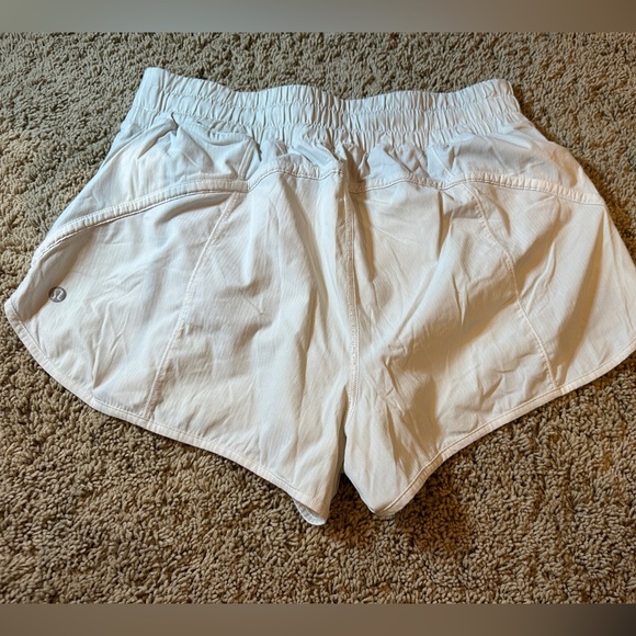 Track That white lululemon shorts - Picture 1 of 7